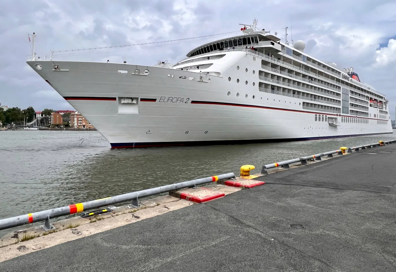 Cruise ship docked in Gothenburg