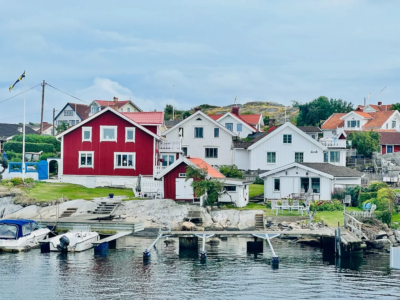 Waterfront village in the archipelago